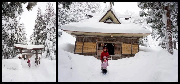 New Year Morning Shrine and Onsen